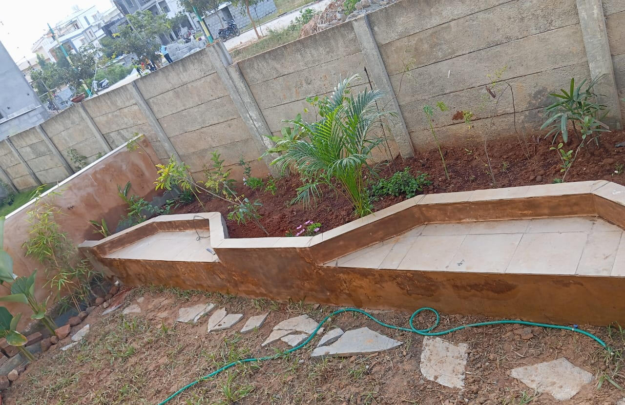 Mrs. Vidya Backyard Landscape